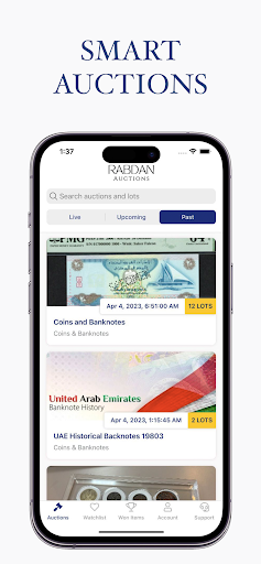 Android application RAuctions - Rabdan Auctions screenshort
