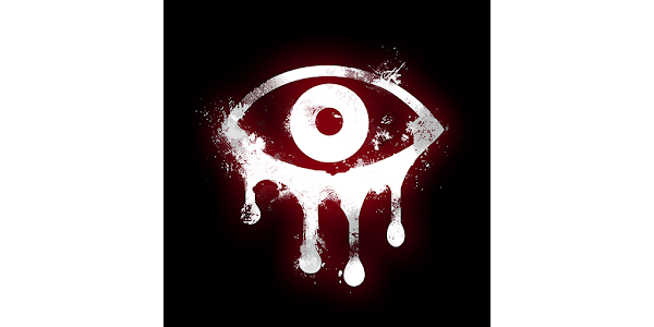 Game eyes icon wooden banner and scary night Vector Image