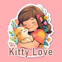 「love hug cat　+HOMEテーマ」のアイコン画像