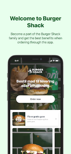 Android application Burger Shack screenshort