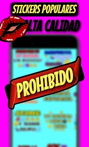 Stickers Hot y Frases