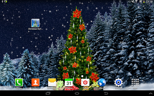 Christmas Tree Live Wallpaper Screenshot