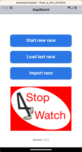 Android application StopWatch4 screenshort