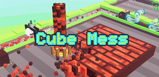 Cube Mess: Demolish pixel art