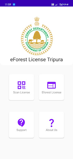 Android application eForest Tripura - All In One screenshort