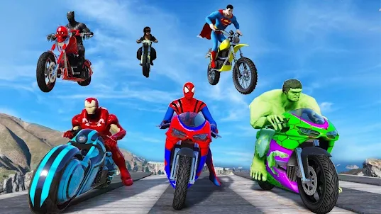 Superhero Tricky Bike Stunt gt