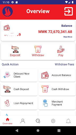 Android application NBS Agency Banking App screenshort