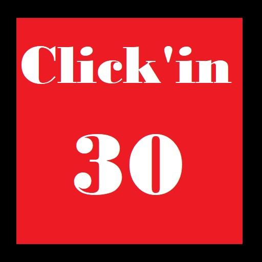 Clickin 30 logo