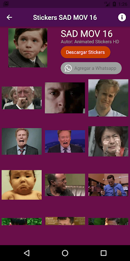 Sad Animated Stickers.