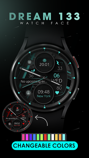 Dream 133 analog watch face Screen 2