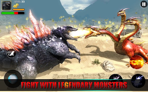 #1. Wild Giant Monster VS Dinosaur (Android) By: Gameology