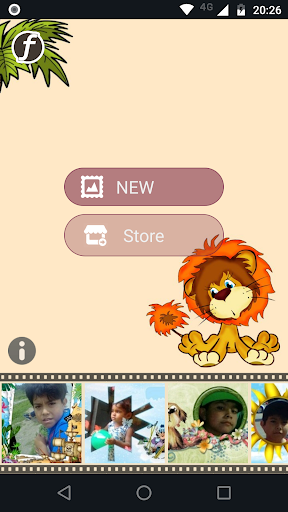 Android application Kids PhotoFrames screenshort