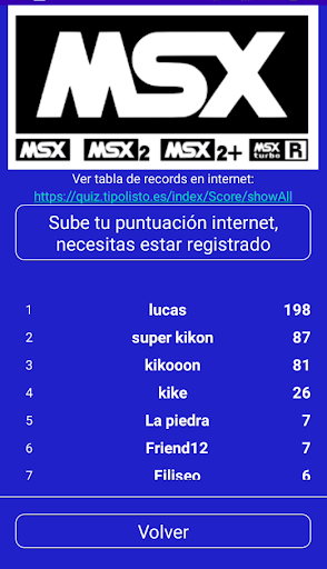 MSX quiz Screen 3