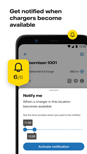 Screenshot of Vattenfall InCharge