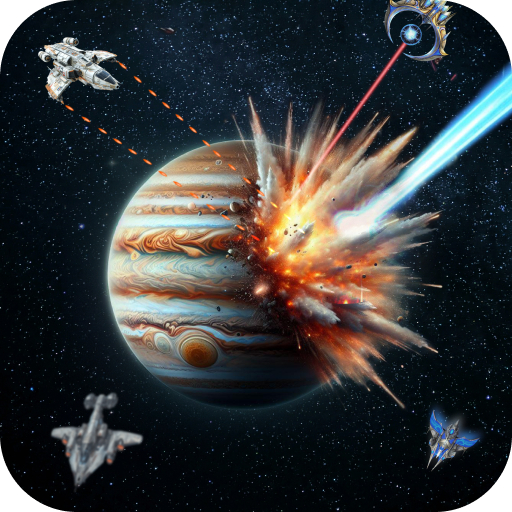 Solar Smasher - 3D Planets Logo