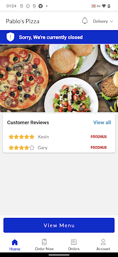 Pablos Pizza Screen 2