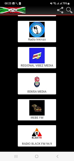 Burundi Radio Screen 3