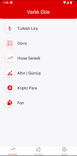 Portföy Takip Screen 3