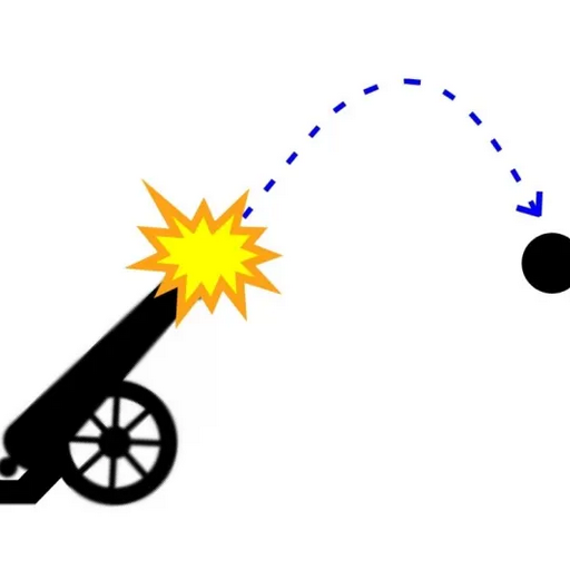 Projectile motion  Icon