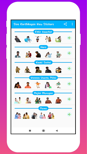 Siva Karthikeyan Stickers Screen 2