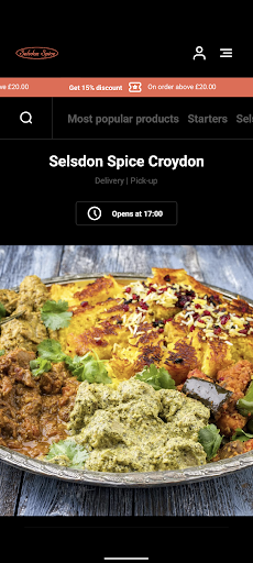Android application Selsdon Spice Croydon screenshort