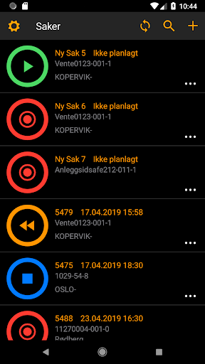 Android application mSafe screenshort