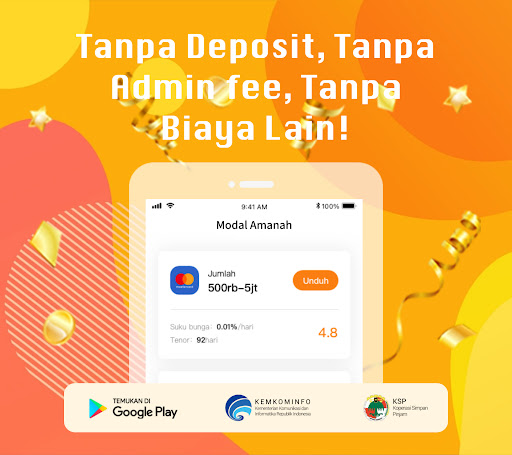 Modal Amanah – KTA Kilat Screen 2