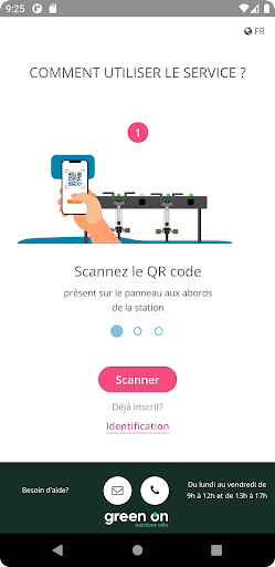 Android application Vélopartage par Green On screenshort