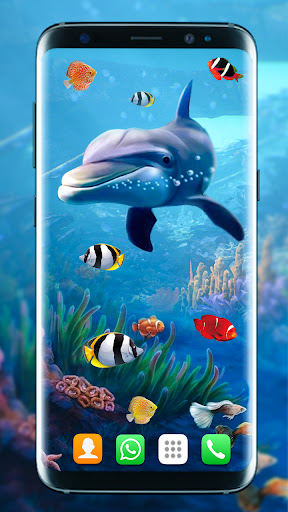 Android application Aquarium Fish Live Wallpapers screenshort