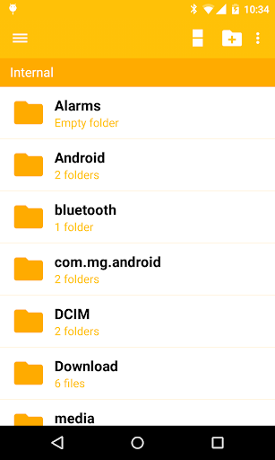 Android application Archos File Manager screenshort