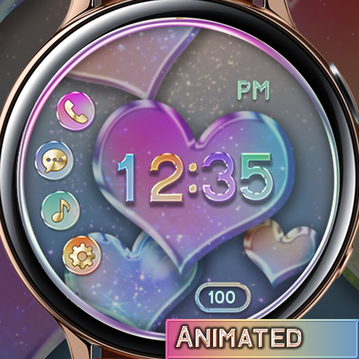 Hologram Heart_Watchface logo