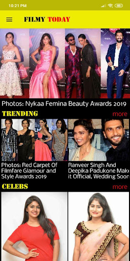 Android application Filmy Today screenshort