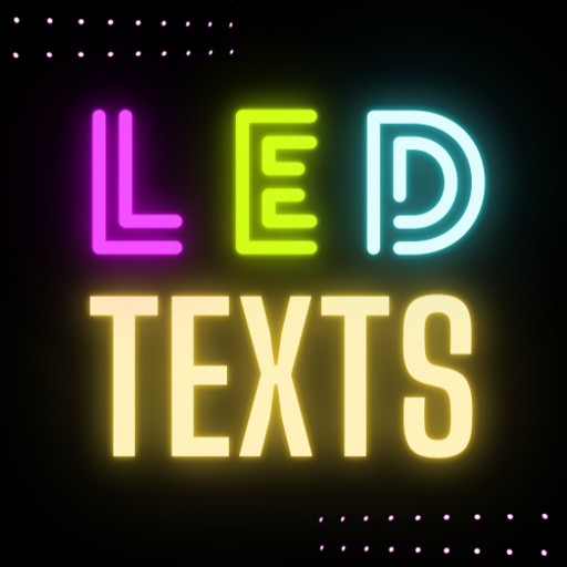 LED TEXTS Signboard  Icon