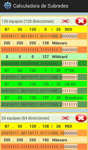 Subnet Calculator Screen 2