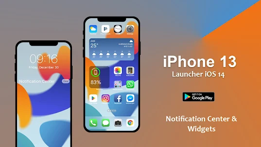 iPhone 13 Launcher iOS 14