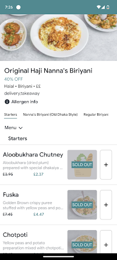Thirtymins - Food Delivery UK Screen 3