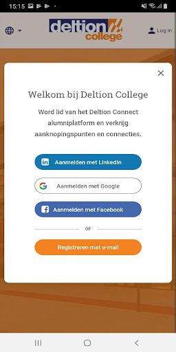 Deltion Connect Screen 3