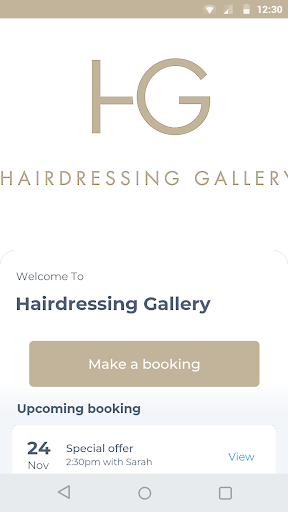 Android application Hairdressing Gallery screenshort