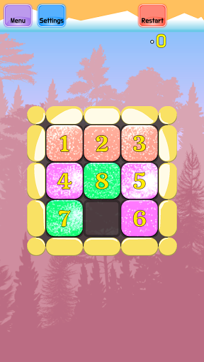Sliding Numbers Puzzle - Magic