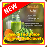 Various recipes healthy juice icon