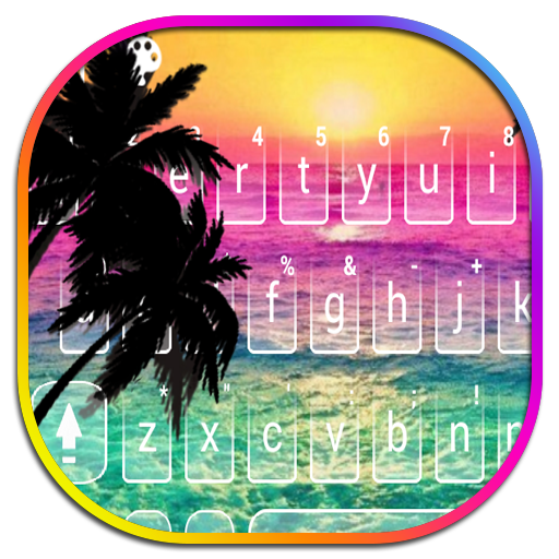 Holiday Coconut Sunset Keyboar  Icon