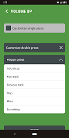 screenshot of Next Track: Volume button skip