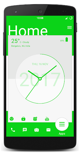 Screenshot of Analog Clock Launcher -Applock
