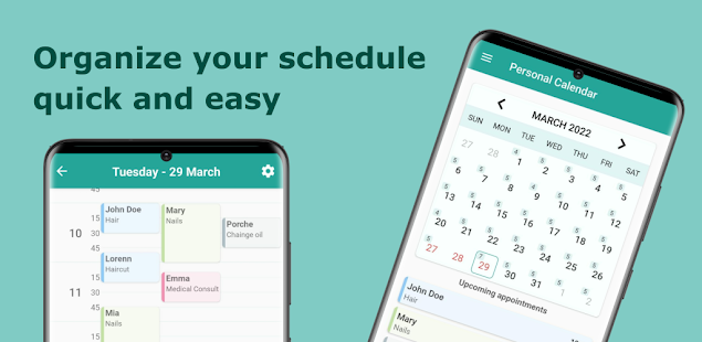Appointments Planner Calendar Captura de pantalla