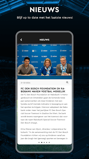 FC Den Bosch - Officiële App Screen 2