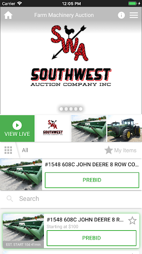 LEVEL Auctions Screen 3
