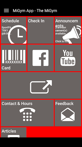 MiGym Screen 2