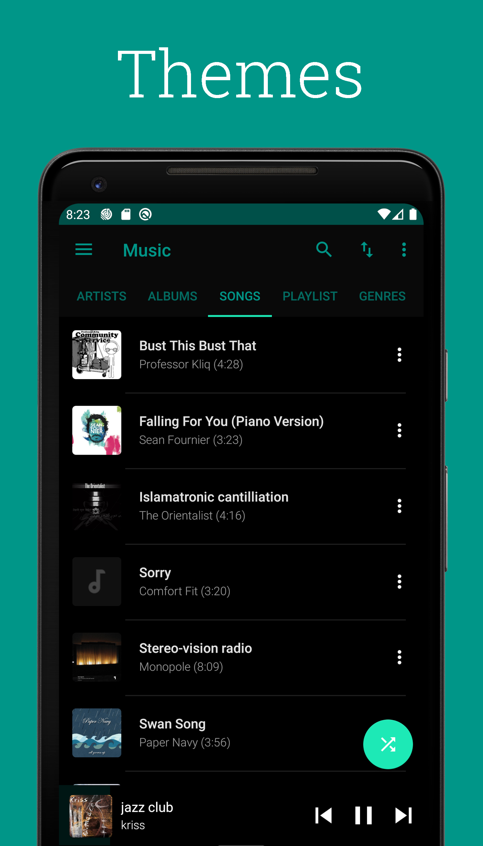 Android application Pixel - Music Player screenshort