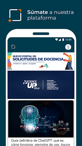 Android application Alumni USACH screenshort