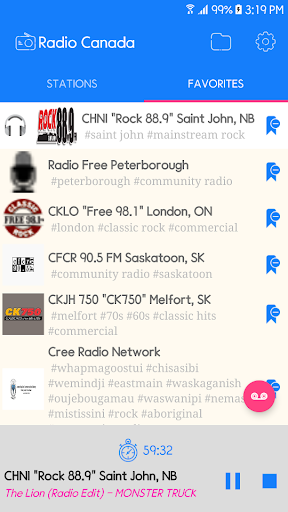 Radio CA-Canada Screen 2